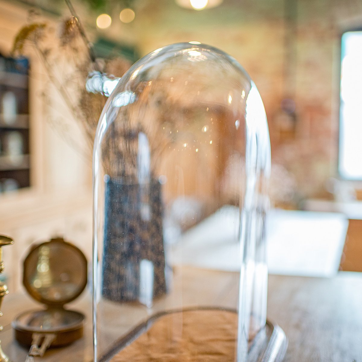 Large Antique Carriage Clock Dome for sale at Pamono