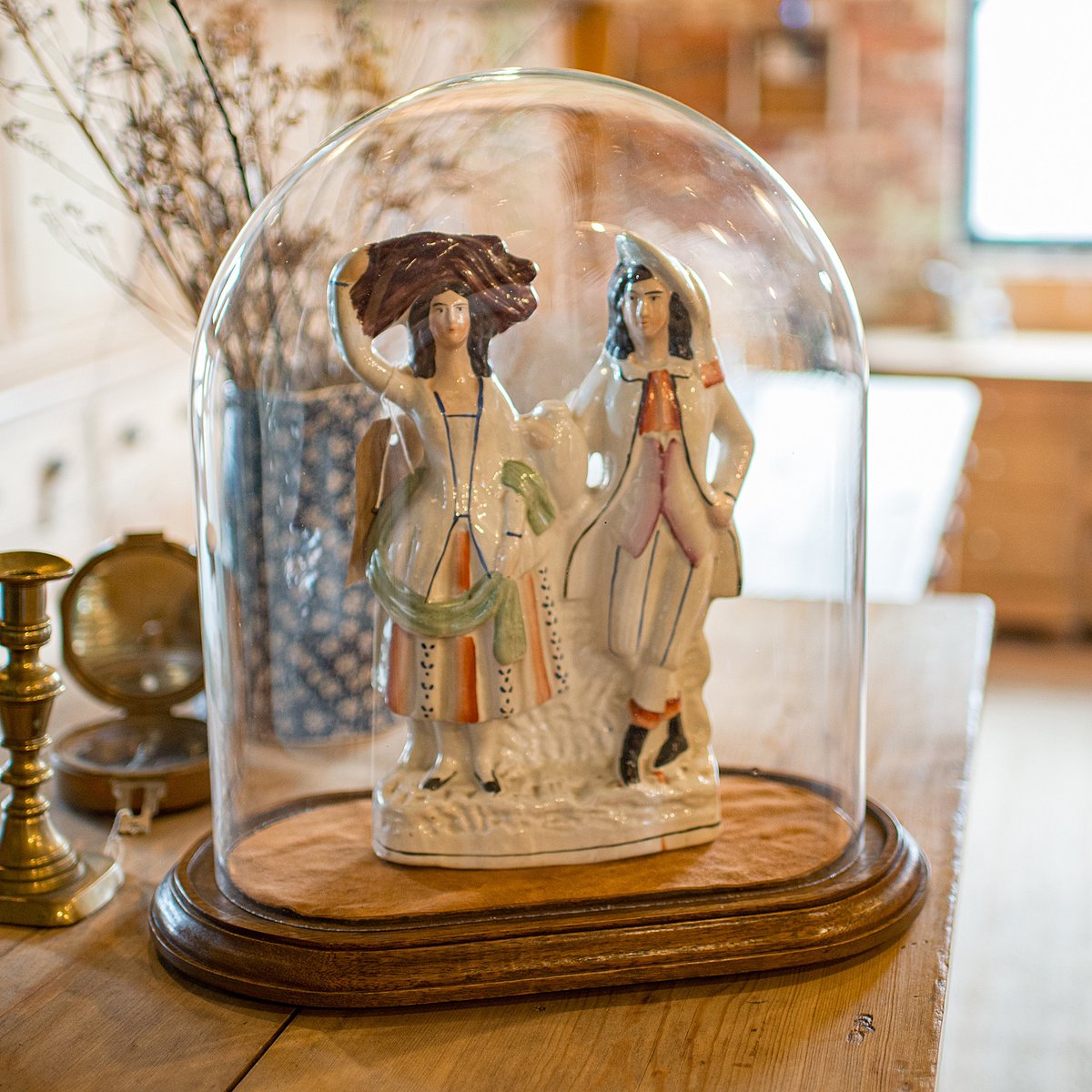 Large Antique Carriage Clock Dome for sale at Pamono