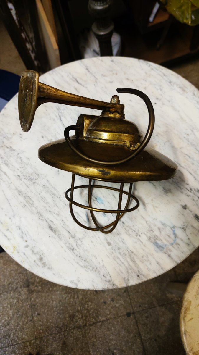 Vintage Naval Lamp, 1940s for sale at Pamono