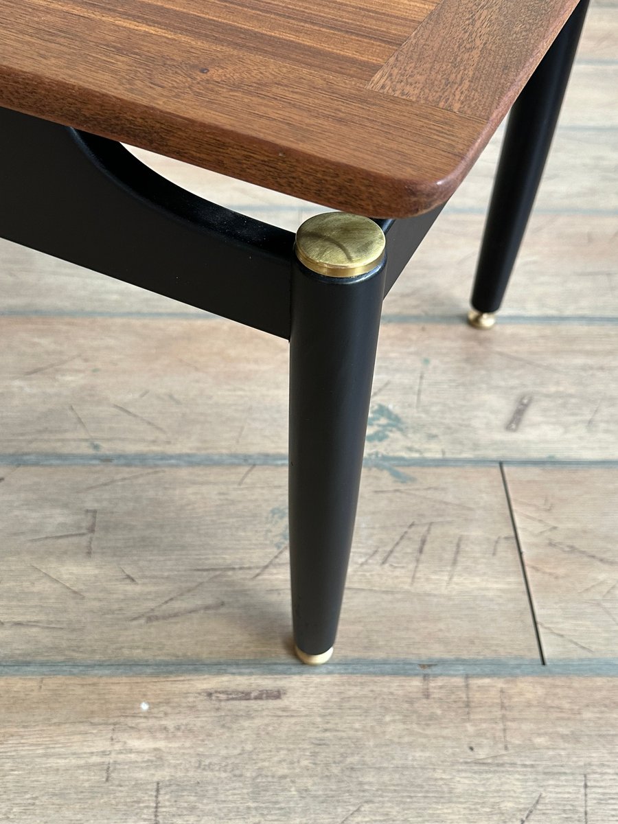 Tola and Black Librenza Coffee Table from GPlan, 1960s for sale at Pamono