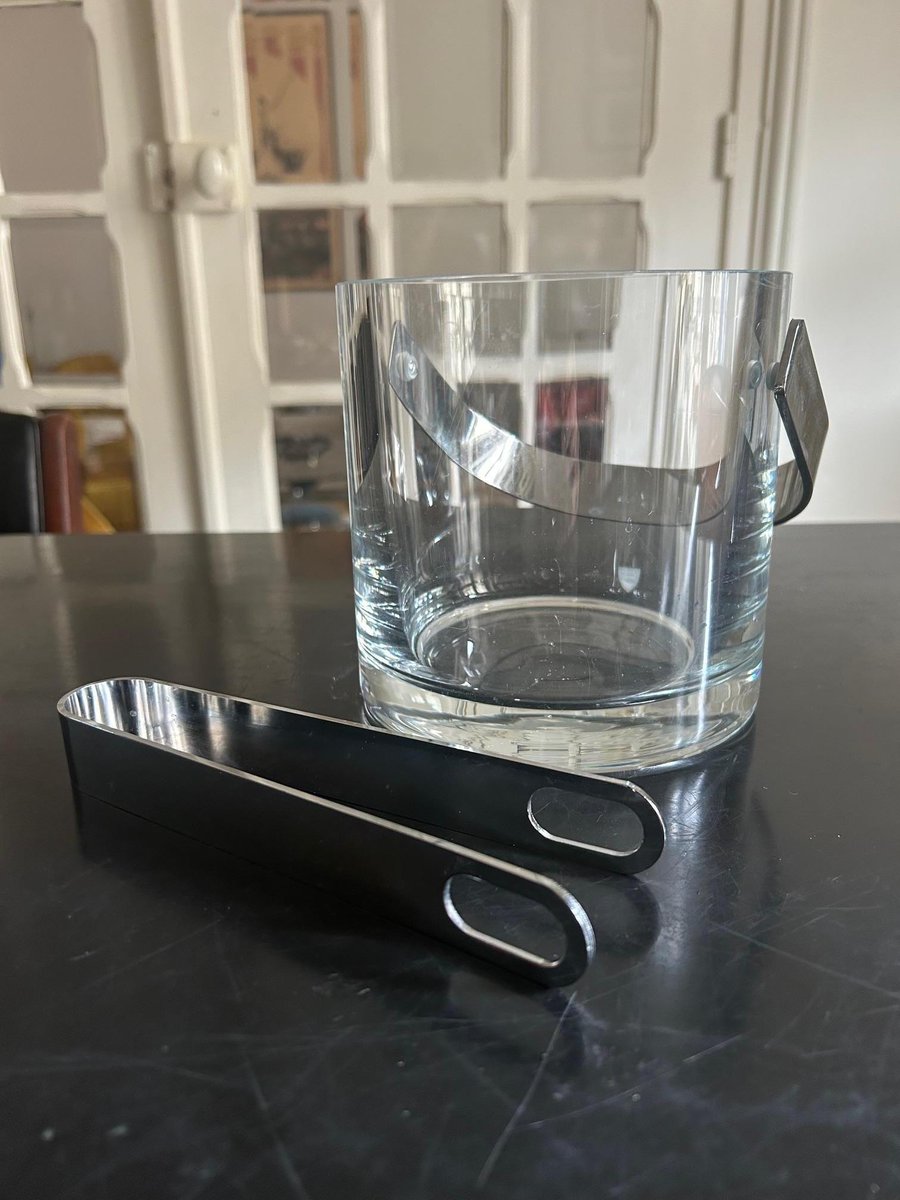 View of Scandinavian Ice Bucket from Orrefors, 1970s for sale at Pamono