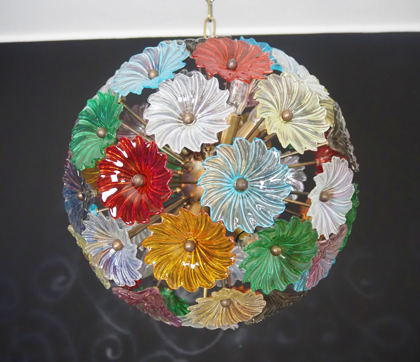 Pendule goutte - Laiton chromé - N°15979