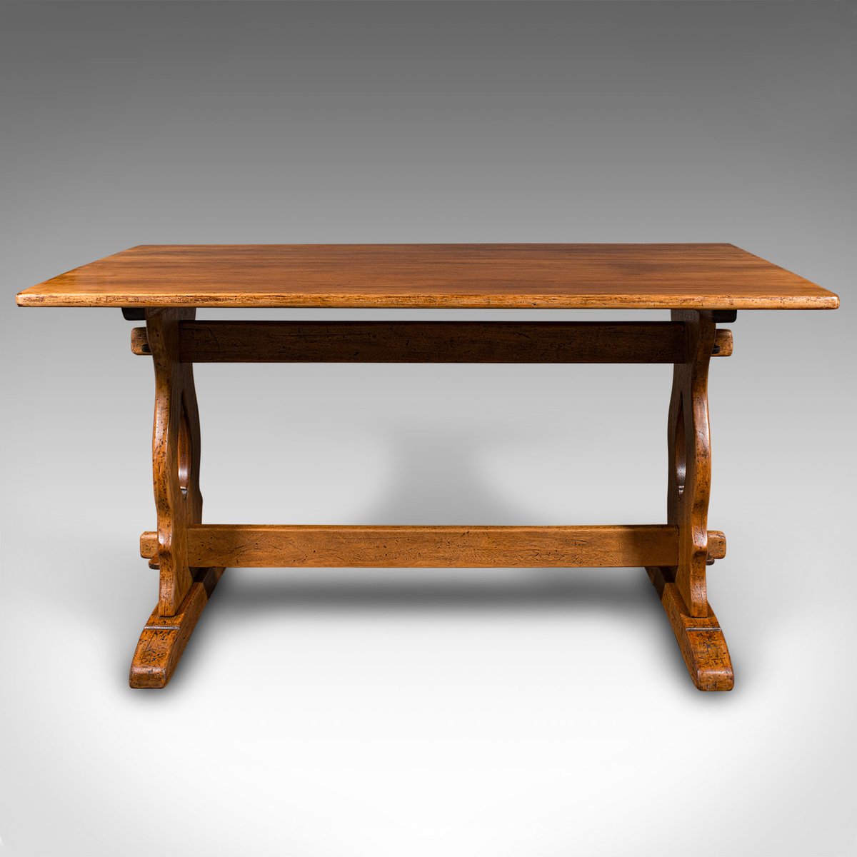 Antique English Country Kitchen Table for sale at Pamono