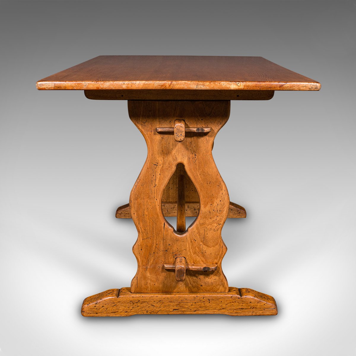 Antique English Country Kitchen Table for sale at Pamono