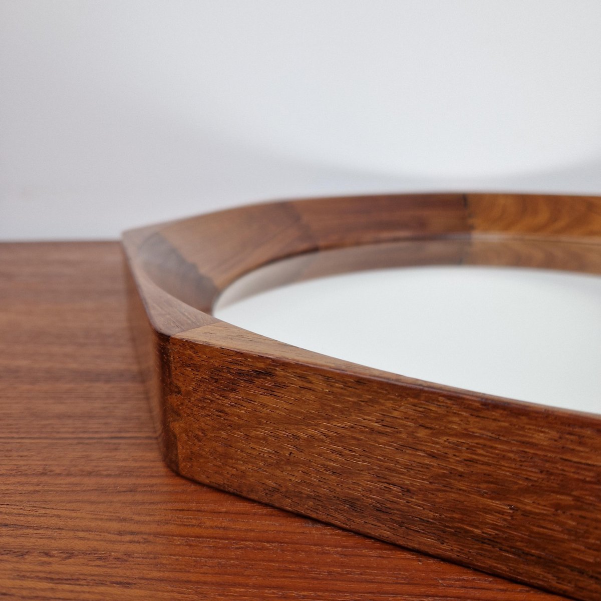 Angular Mirror Design Modern Danish Rosewood 8-Angular Wall Mirror, Denmark, 1960s for sale ...