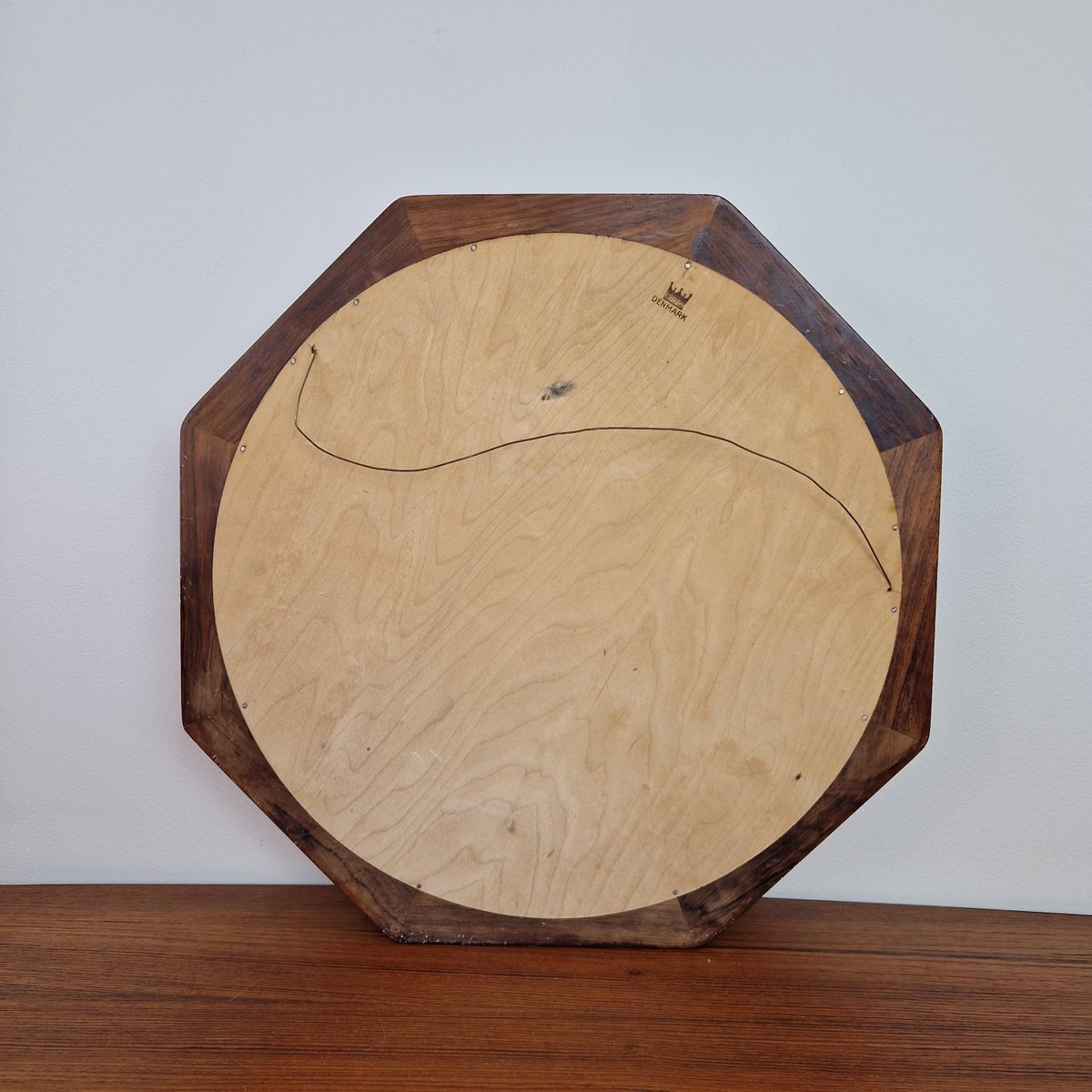 Angular Mirror Design Modern Danish Rosewood 8-Angular Wall Mirror, Denmark, 1960s for sale ...