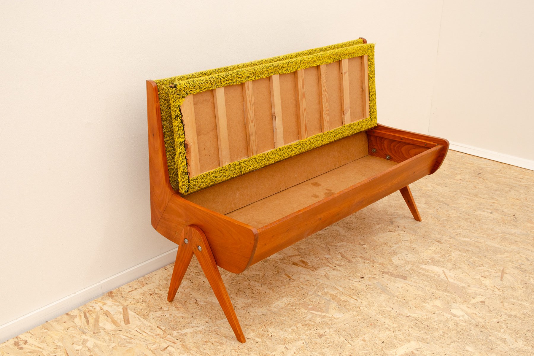 Mid-Century Bench, Former Czechoslovakia, 1960s for sale at Pamono