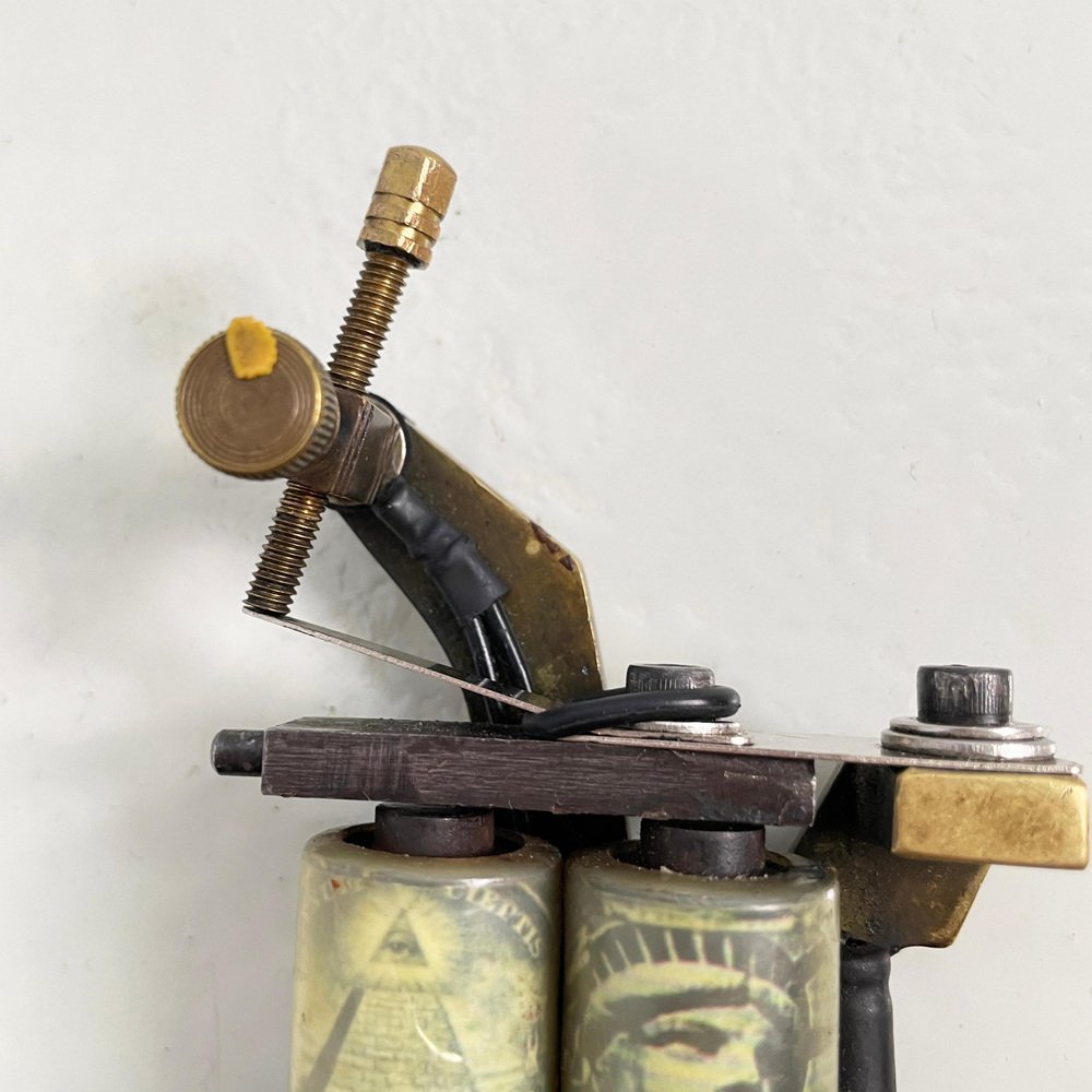 MidCentury Italian Modern Double Coil Tattoo Machine from Iron Work