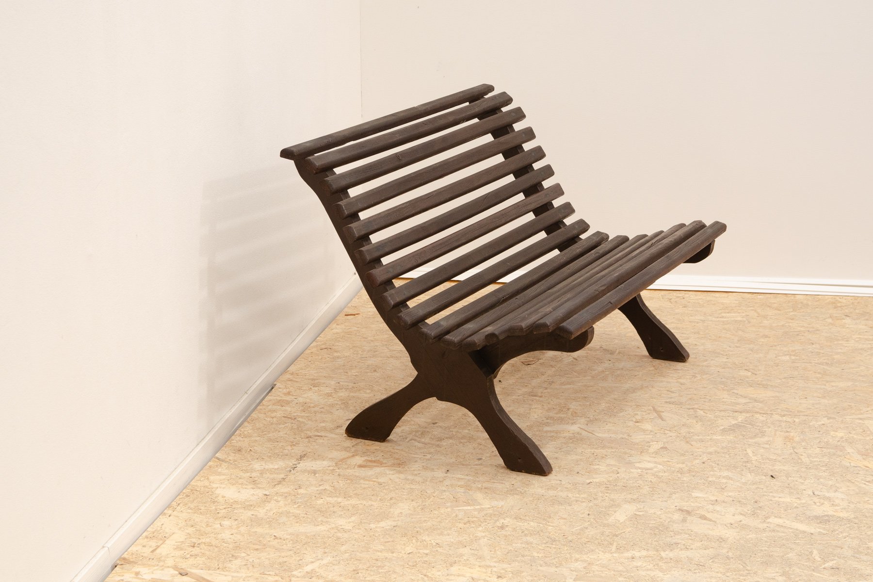Vintage Garden Bench, Former Czechoslovakia, 1970s for sale at Pamono