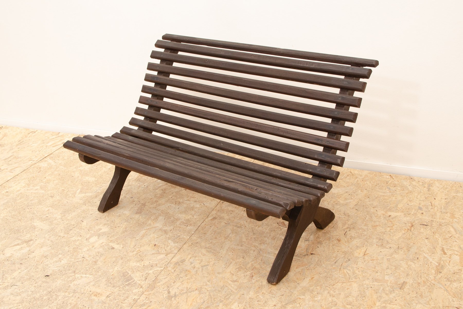 Vintage Garden Bench, Former Czechoslovakia, 1970s for sale at Pamono