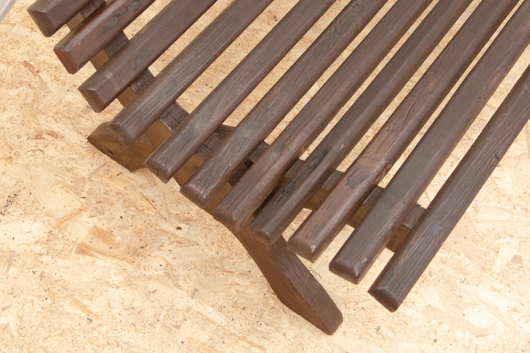 Vintage Garden Bench, Former Czechoslovakia, 1970s for sale at Pamono