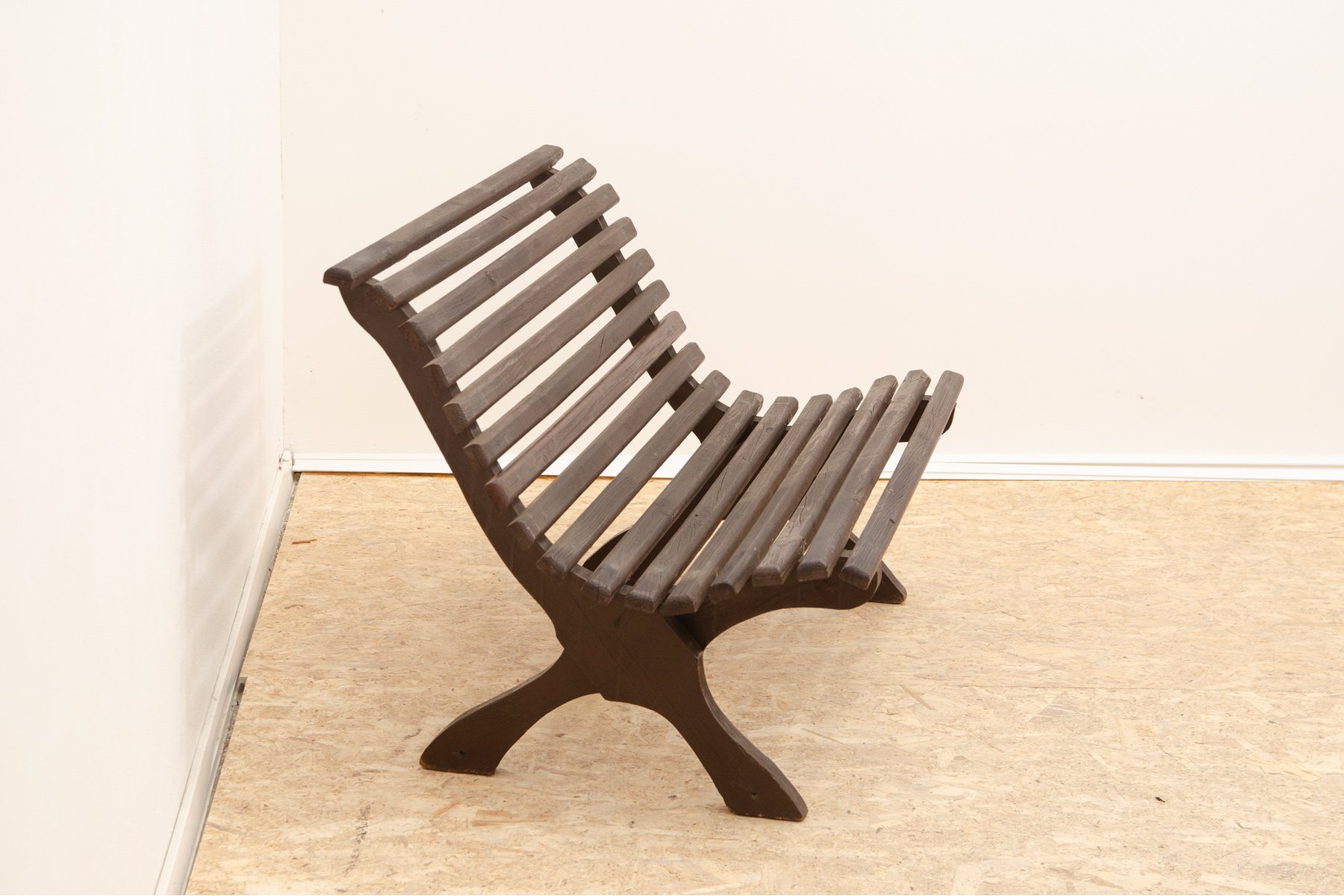 Vintage Garden Bench, Former Czechoslovakia, 1970s for sale at Pamono