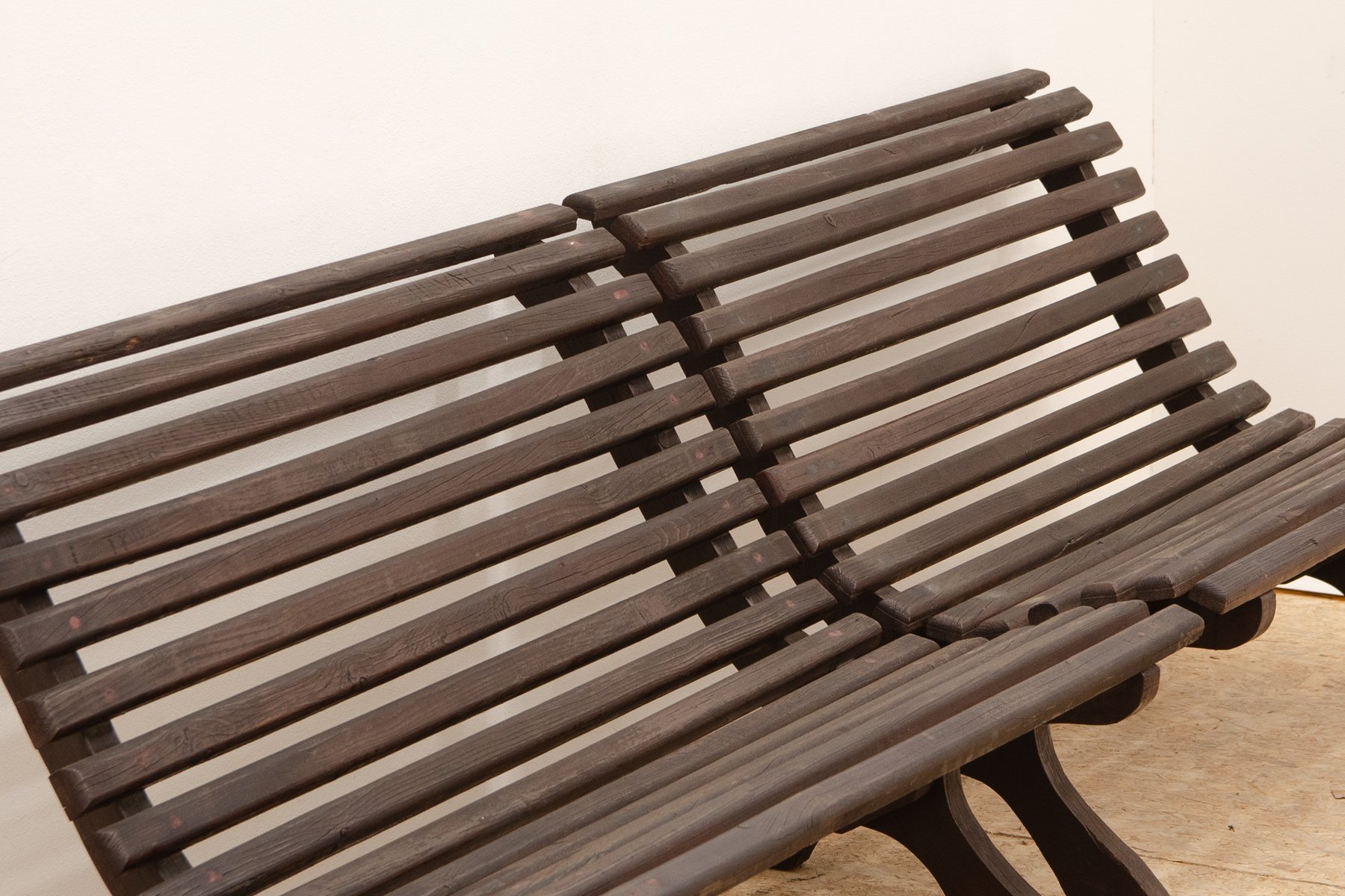 Vintage Garden Benches, Former Czechoslovakia, 1980s, Set of 2 for sale ...