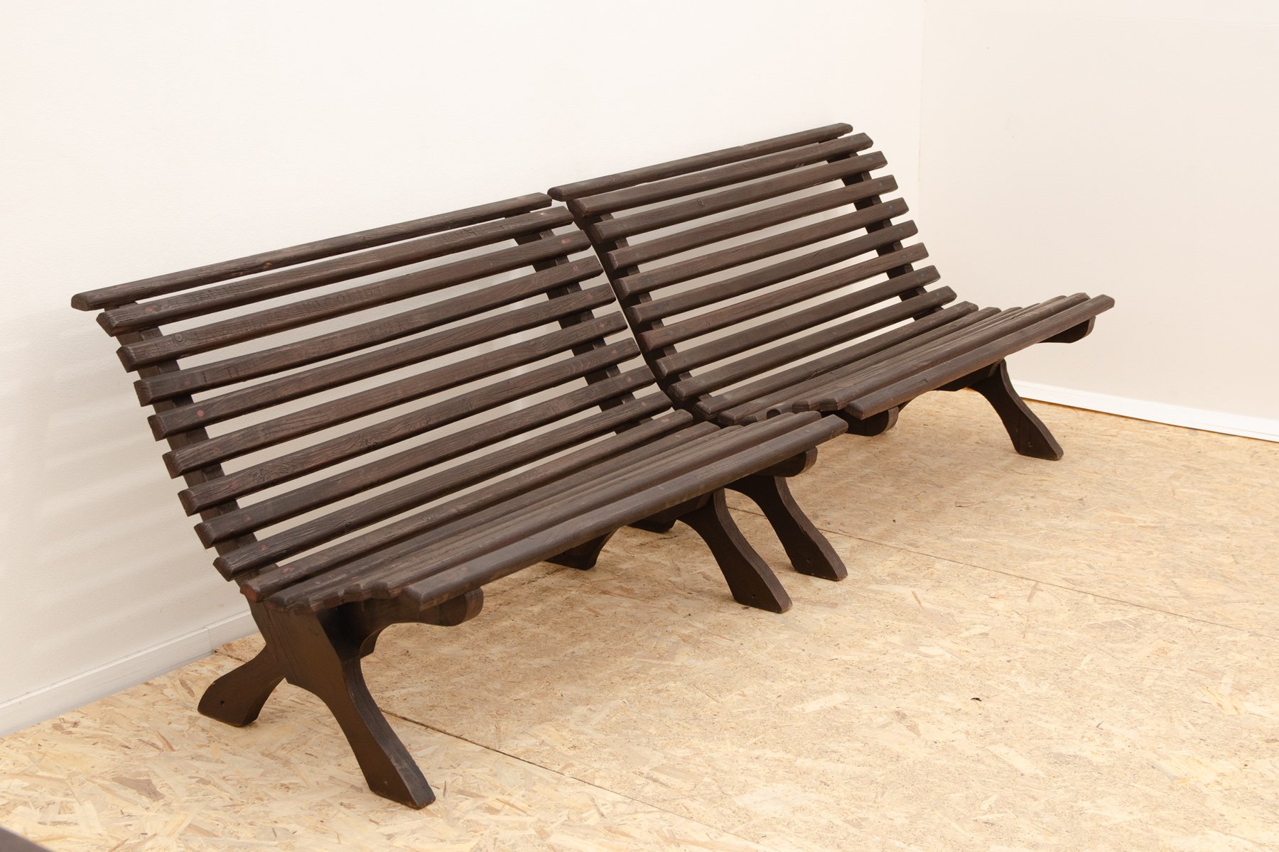 Set of Vintage Garden Benches, Former Czechoslovakia, 1980s for sale at ...
