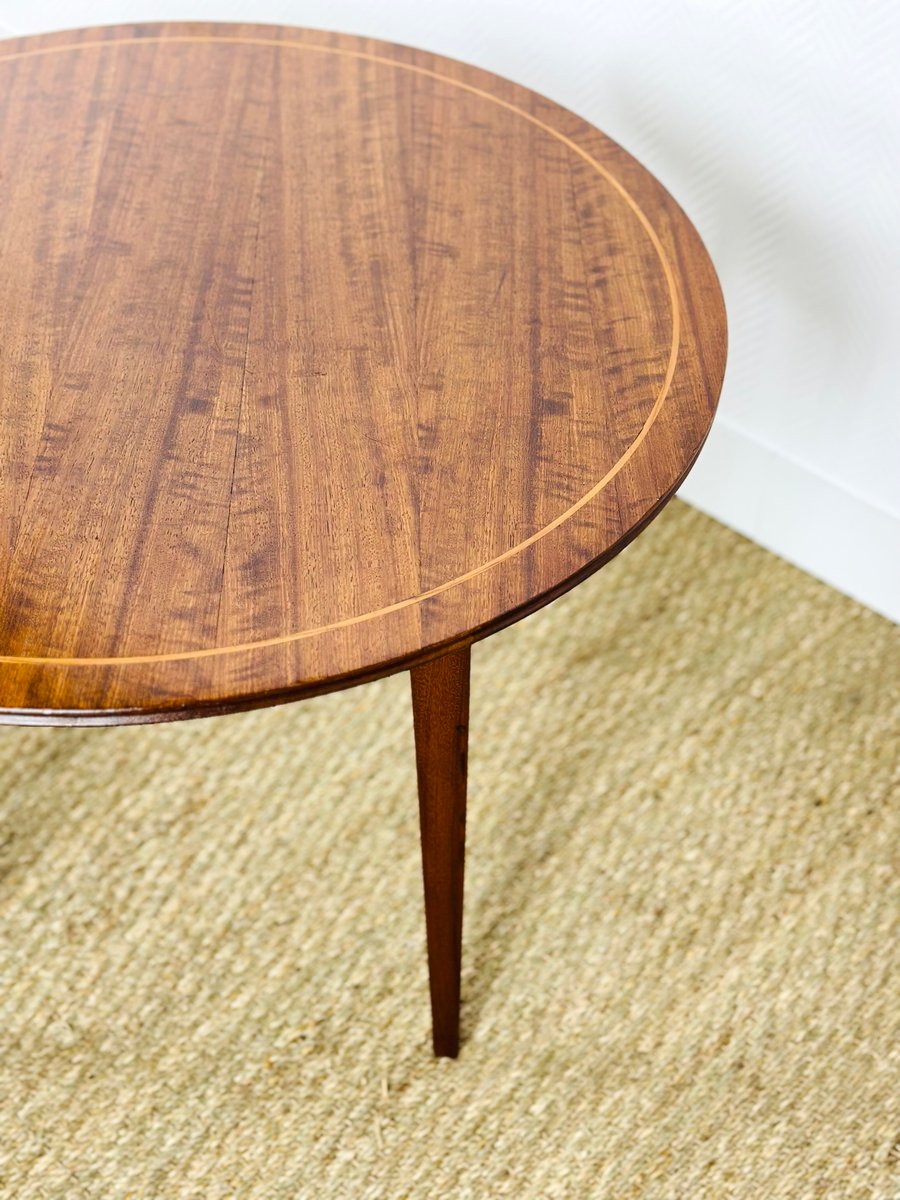 Vintage Round Coffee Table, 1960s for sale at Pamono