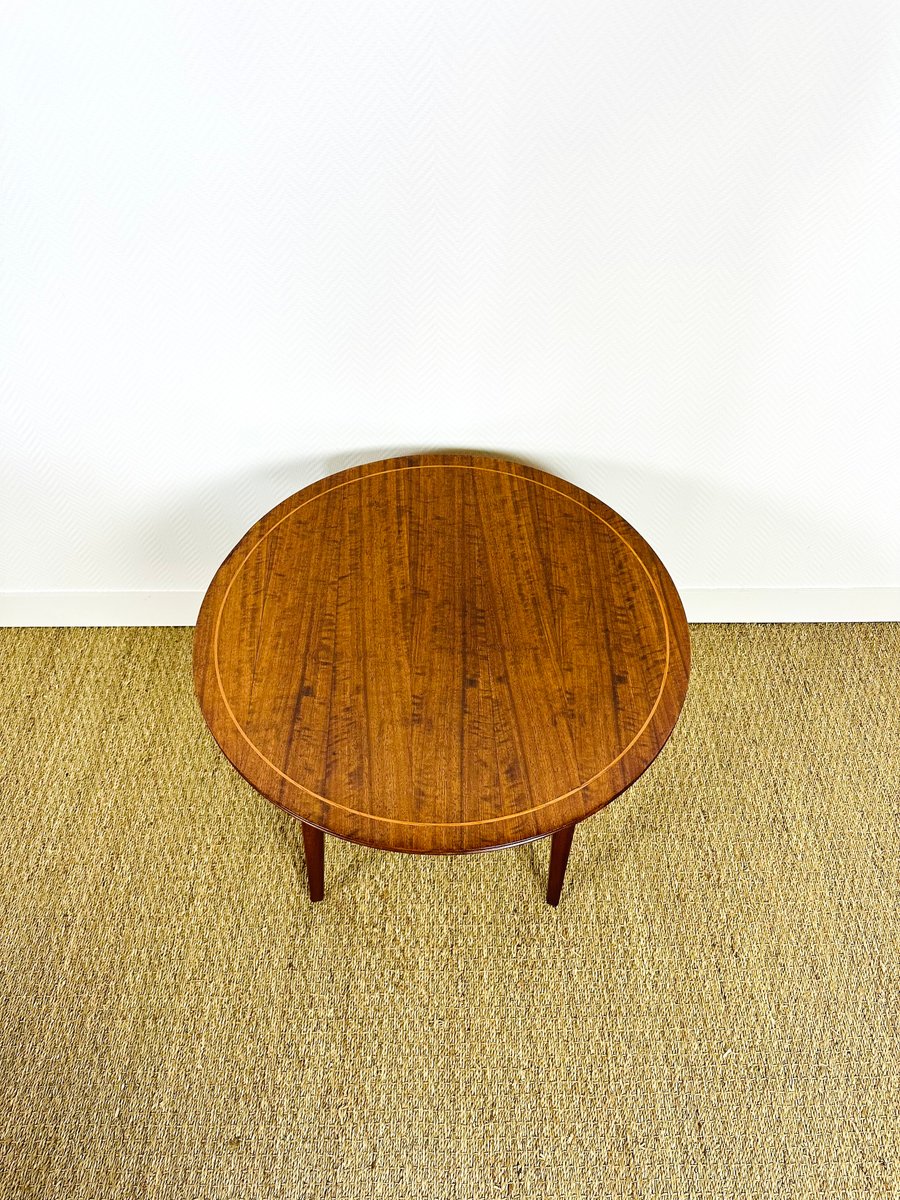 Vintage Round Coffee Table, 1960s for sale at Pamono