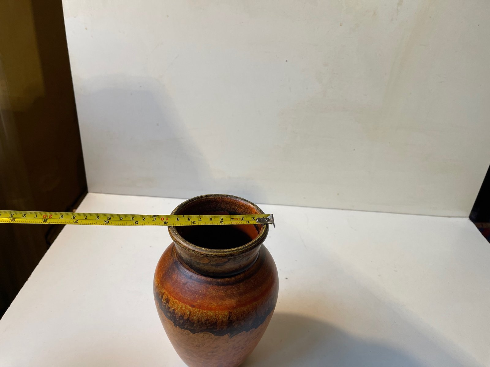 Vaso In Terracotta Deco 79 Bianco - Design Country Cottage, 16.5x17.7x27 Cm, Finitura Anticata - 2