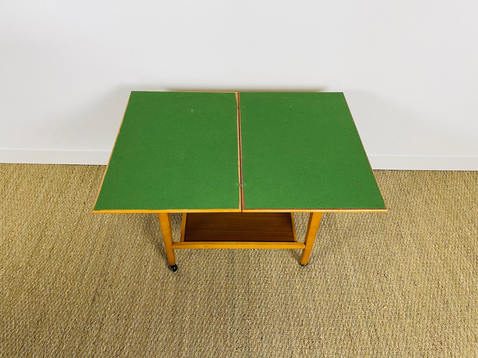 Vintage Scandinavian Folding Game Table, 1960s for sale at Pamono