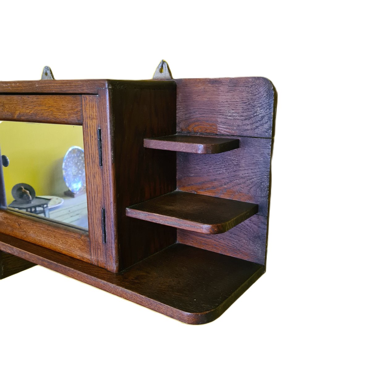 French Art Deco Oak Medicine 1920s for sale at Pamono