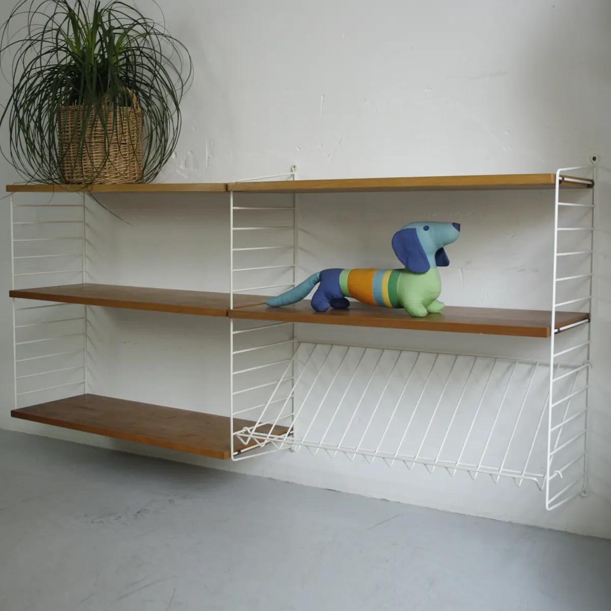 String Shelf with Magazine Rack by Kajsa & Nils Nisse Strinning for ...