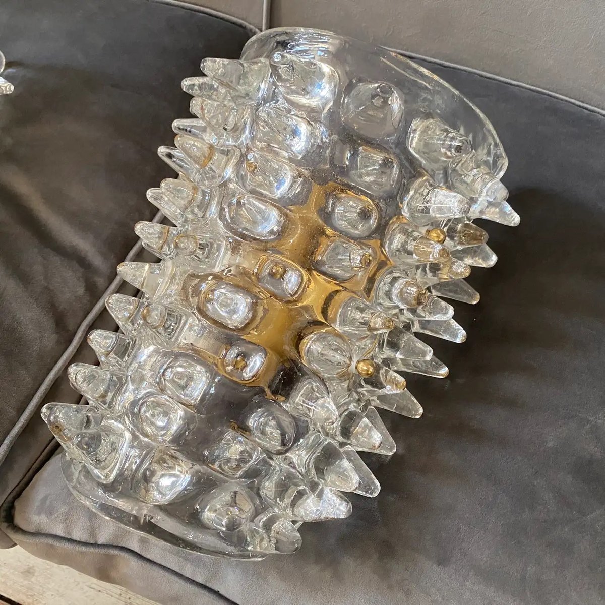 Mid-Century Modern Rostrato Murano Glass Wall Sconces, 1980s, Set of 2 ...