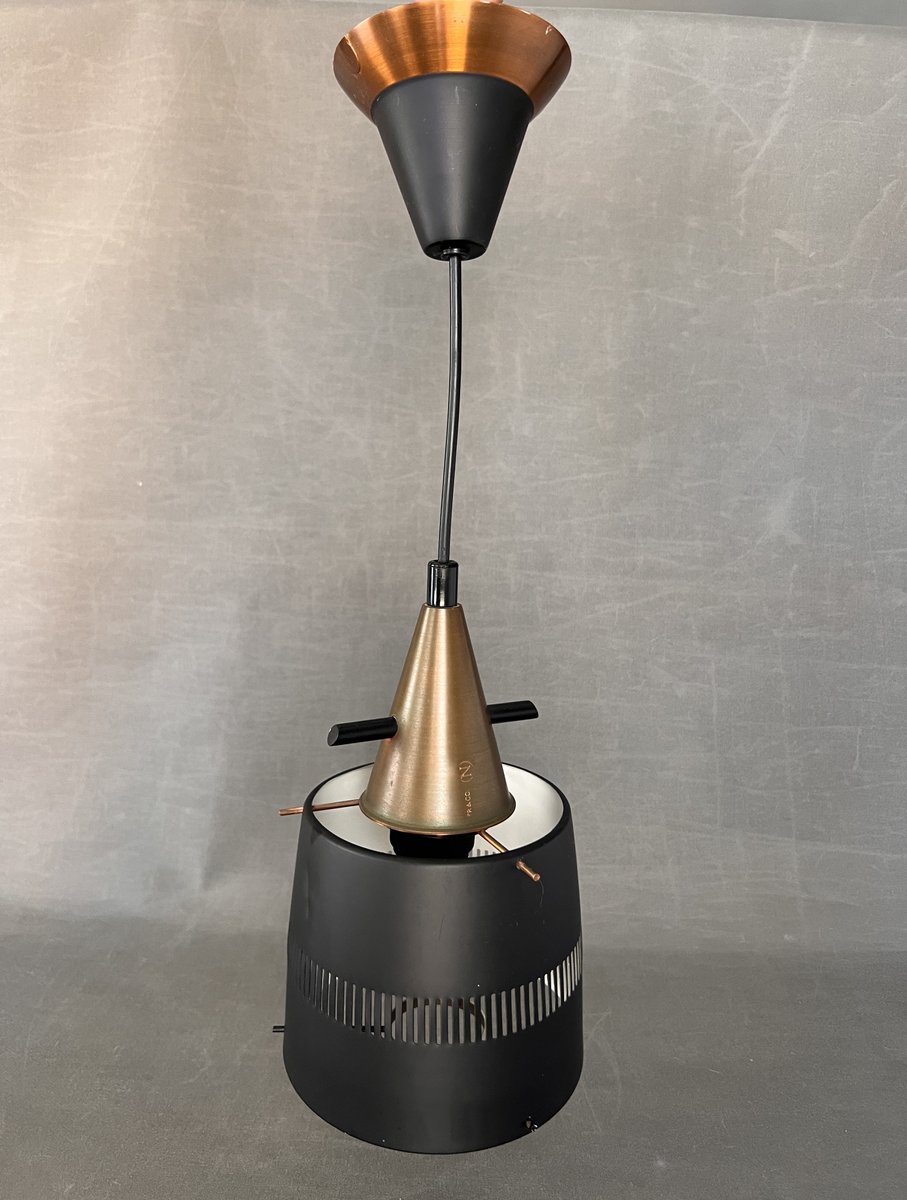 Vintage Norwegian Ceiling Lamp by T. Røste & Co, 1960s for sale at Pamono