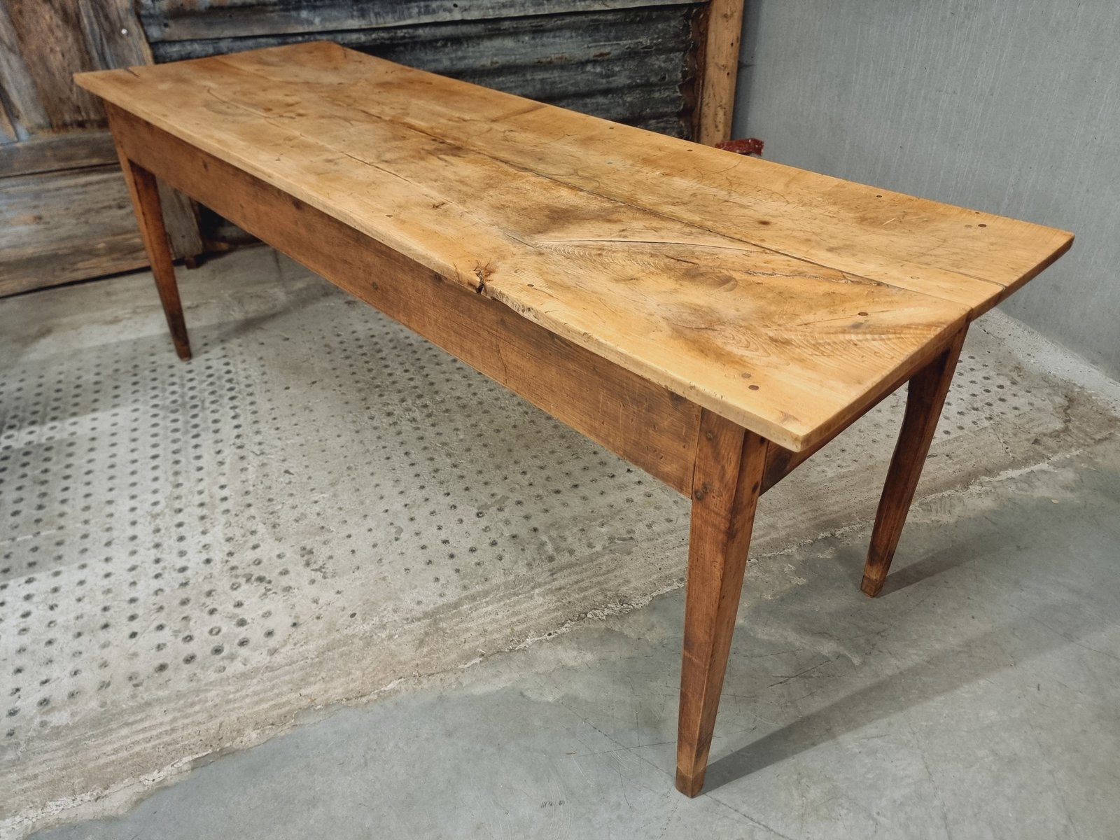 Antique French Dining Table in Cherry for sale at Pamono