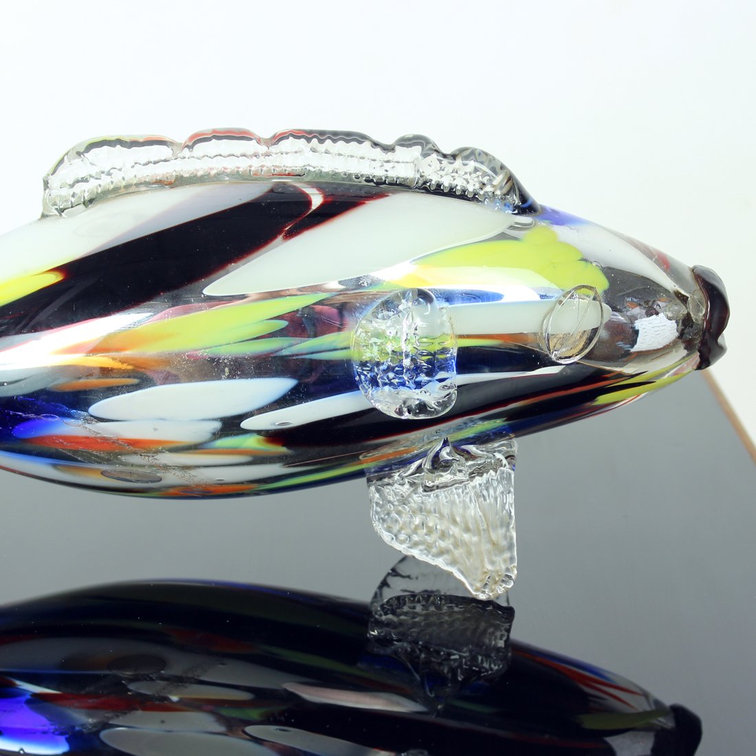 View of Glass Fish Statue, Czechoslovakia, 1960s for sale at Pamono