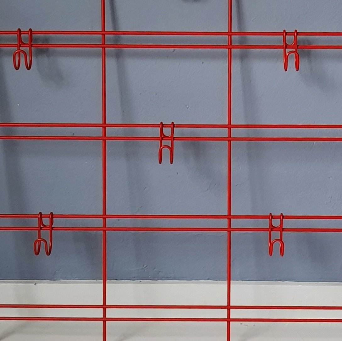 Wall Mounted Wire Steel Coat Rack, 1960s for sale at Pamono