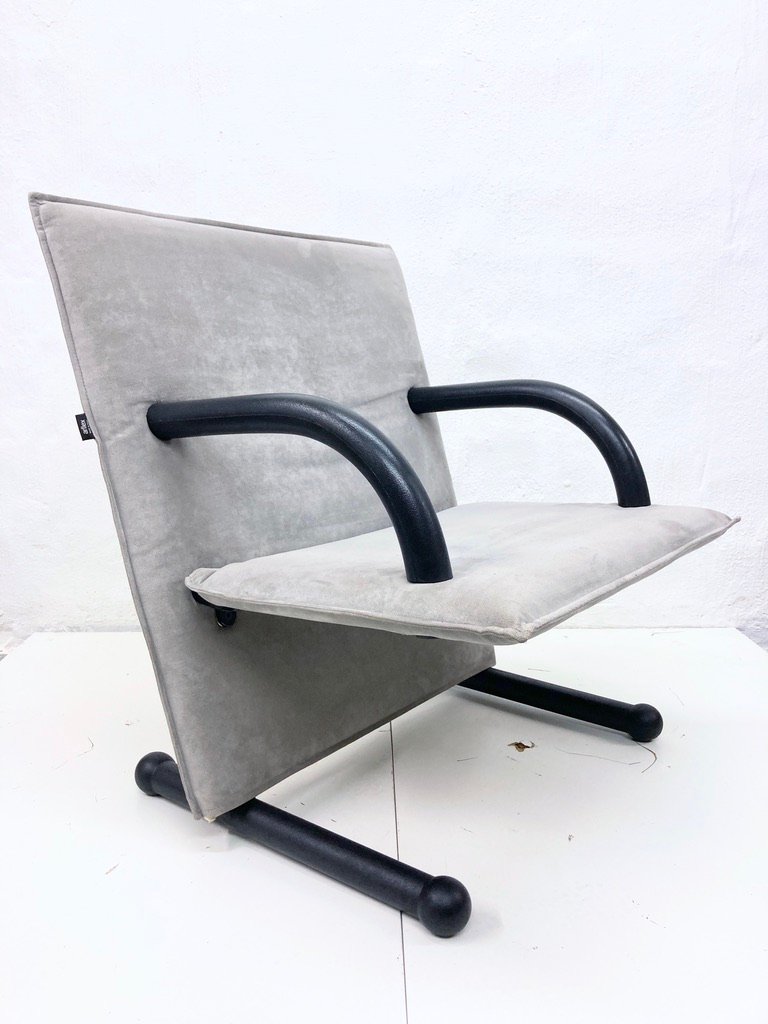 Fauteuil T-Line par Burkhard Vogtherr pour Arflex, Italie, 1980s en vente sur Fauteuil T-Line par Burkhard Vogtherr pour Arflex, Italie, 1980s en vente sur