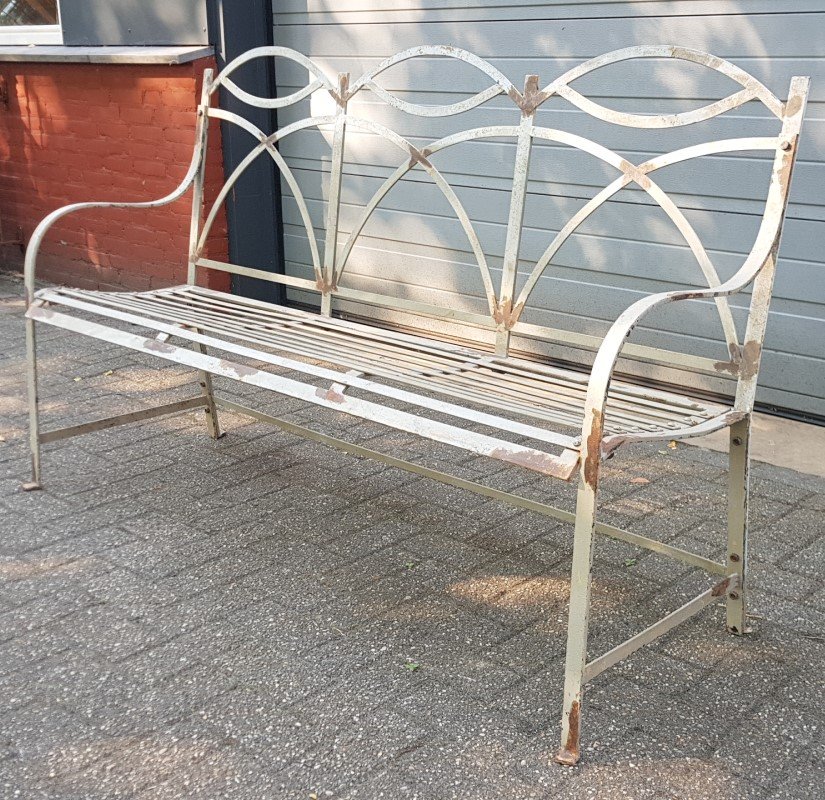 French Style Garden Bench for sale at Pamono