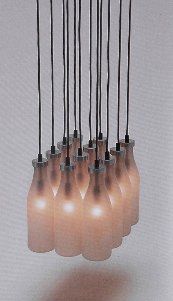 Limited Edition Milk Bottle Ceiling Lamp by Tejo Remy, 1991 for sale at ...
