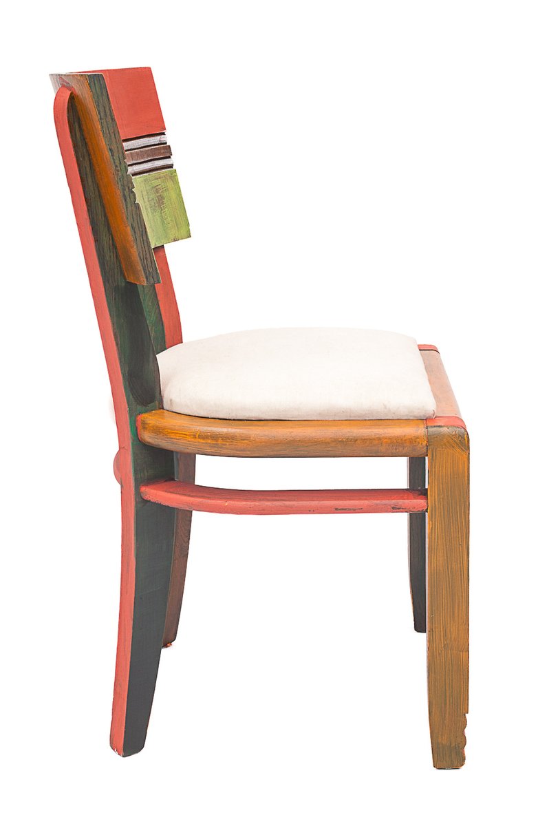 Vintage Art Deco Chairs, 1930s, Set of 6 for sale at Pamono