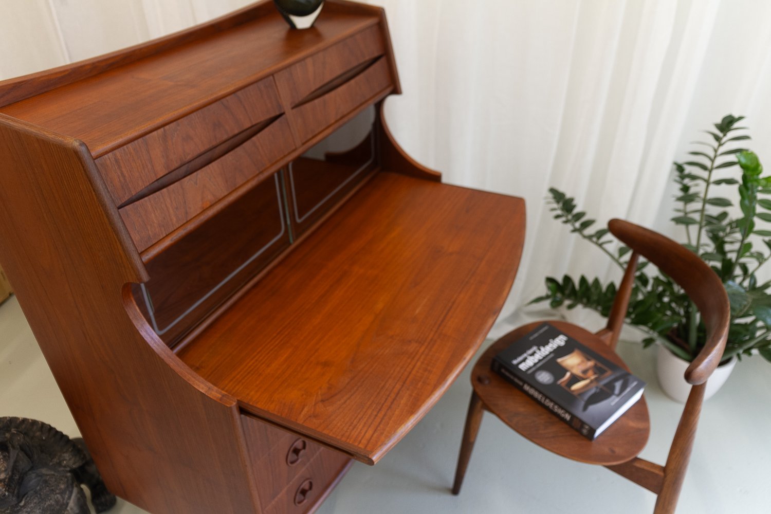 Photo inspiration: Visual Reference: Scandinavian Modern Teak Secretary By Gunnar Falsig 1960S For Sale