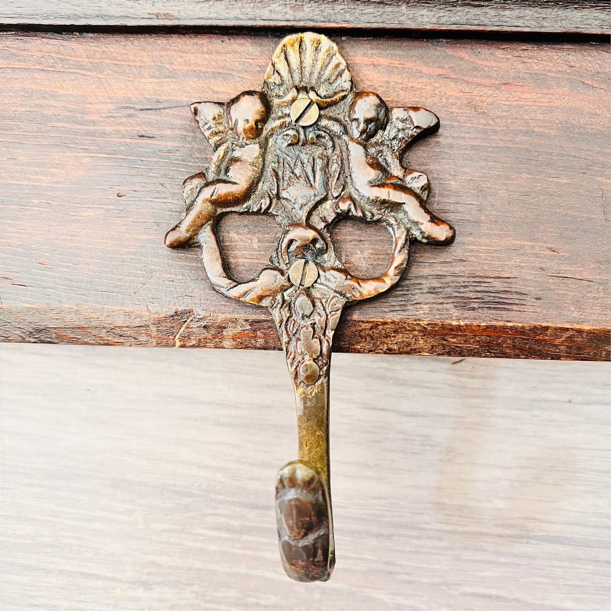 Antique Dutch Wall Hanger Coat Rack with Shelf for sale at Pamono — free download