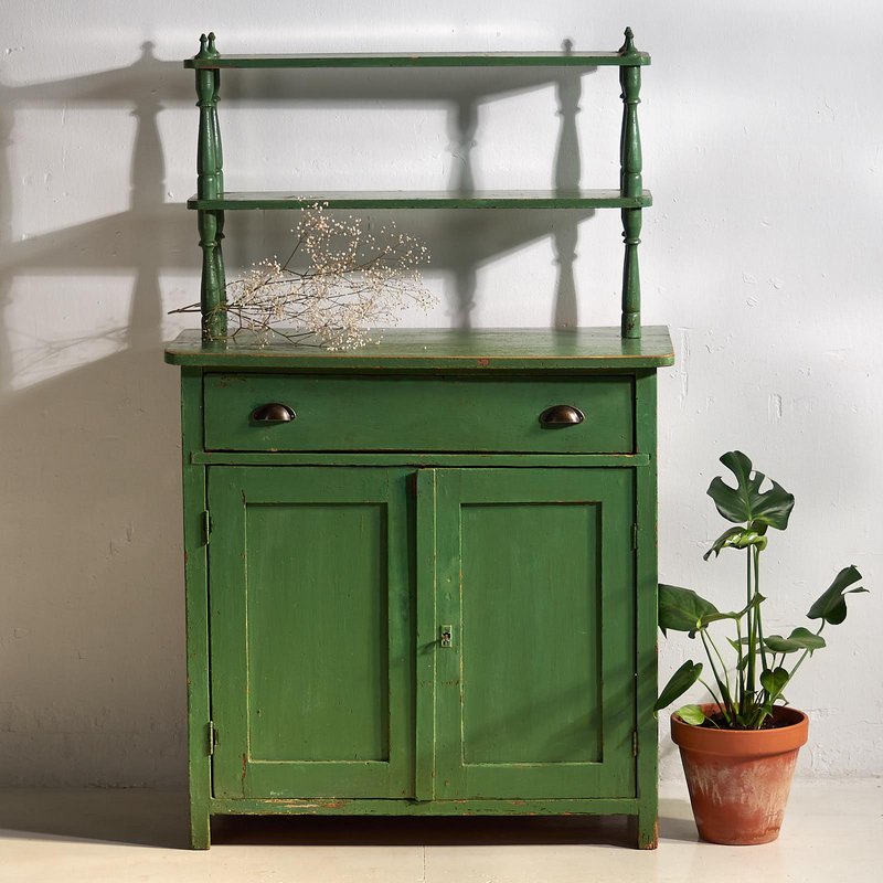 Antique Emerald Green Kitchen 1920s for sale at Pamono