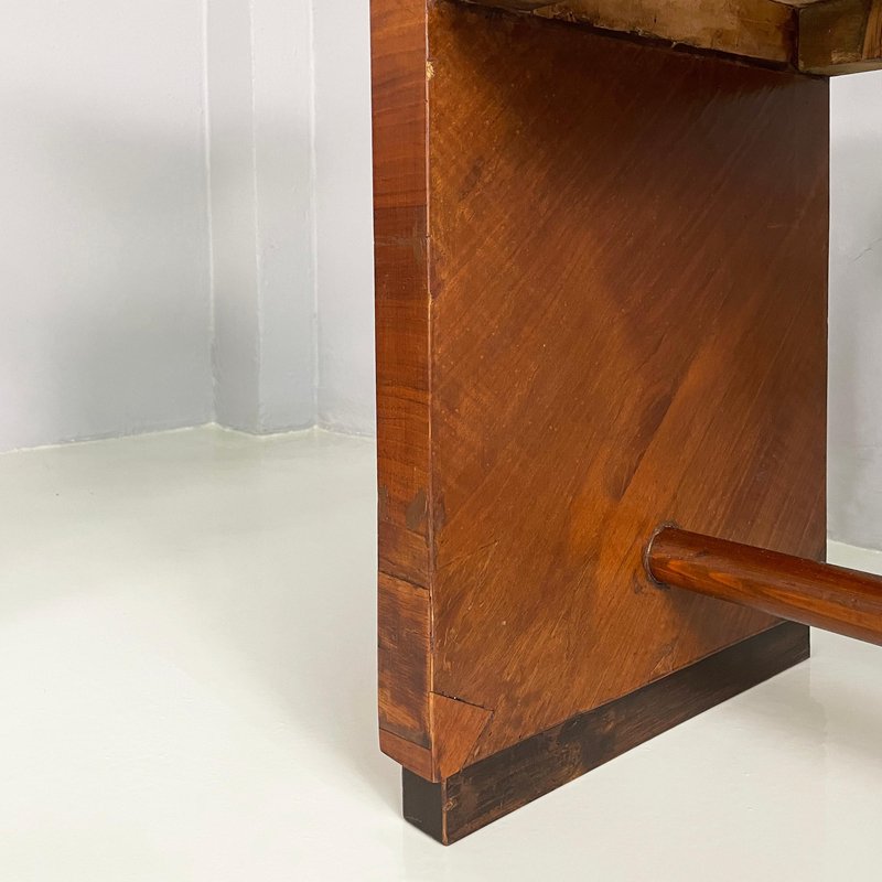 Italian Art Deco Wooden Rectangular Console Tables with Drawer, 1940s ...