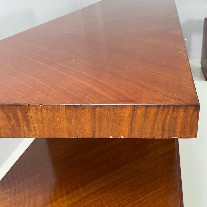 Italian Art Deco Wooden Rectangular Console Tables with Drawer, 1940s ...