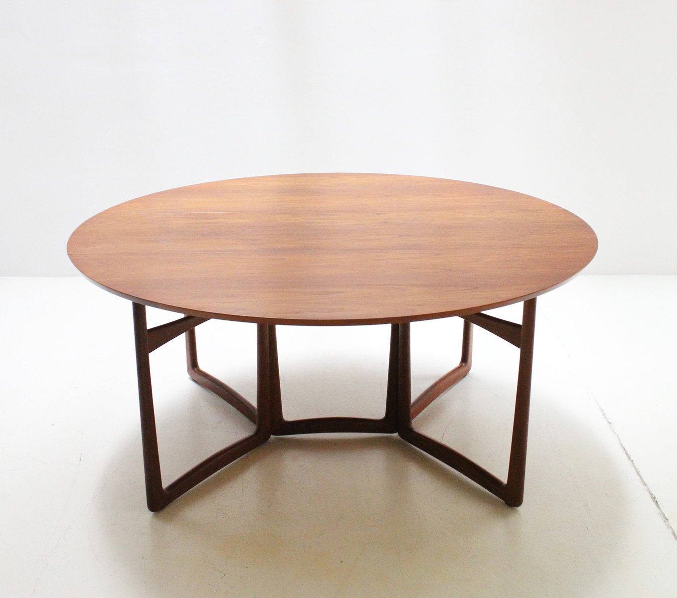 Mesa de comedor abatible de Hvidt & Mølgaard para France ... Mesa de comedor abatible de Hvidt & Mølgaard para France ...