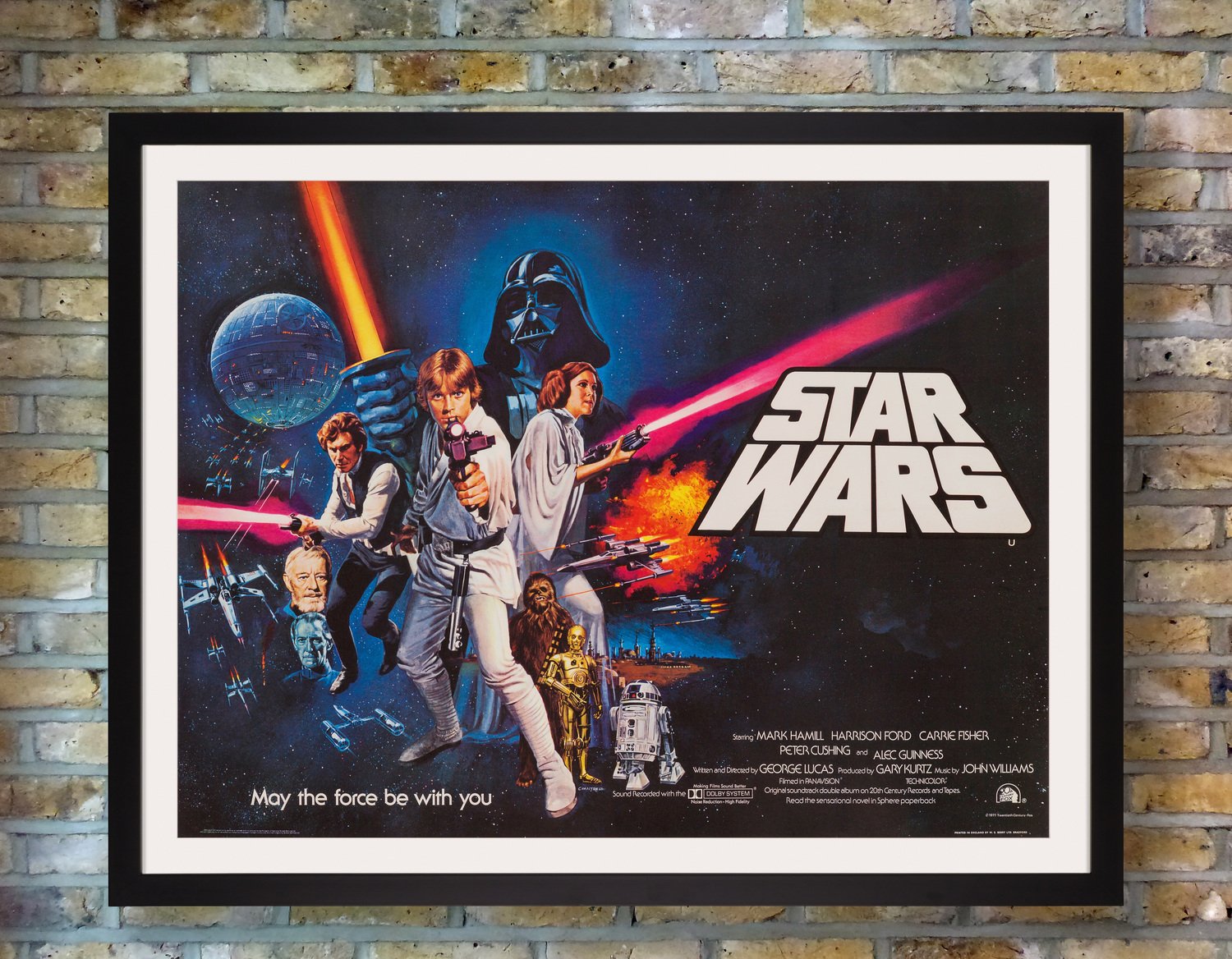 Vintage British Quad Movie Poster by Tom Chantrell, 1977 for sale at Pamono