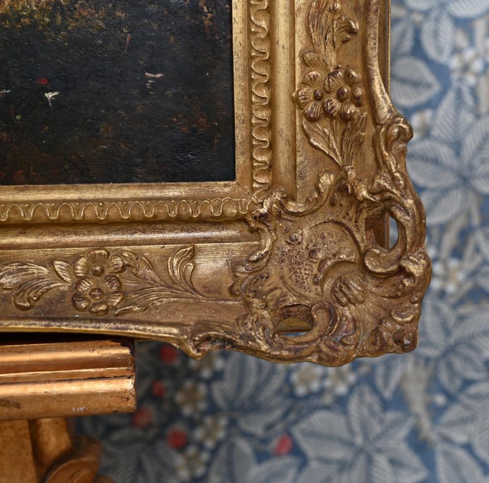 After Constable, Suffolk Pastoral Landscape, Oil Painting, 1870, Framed