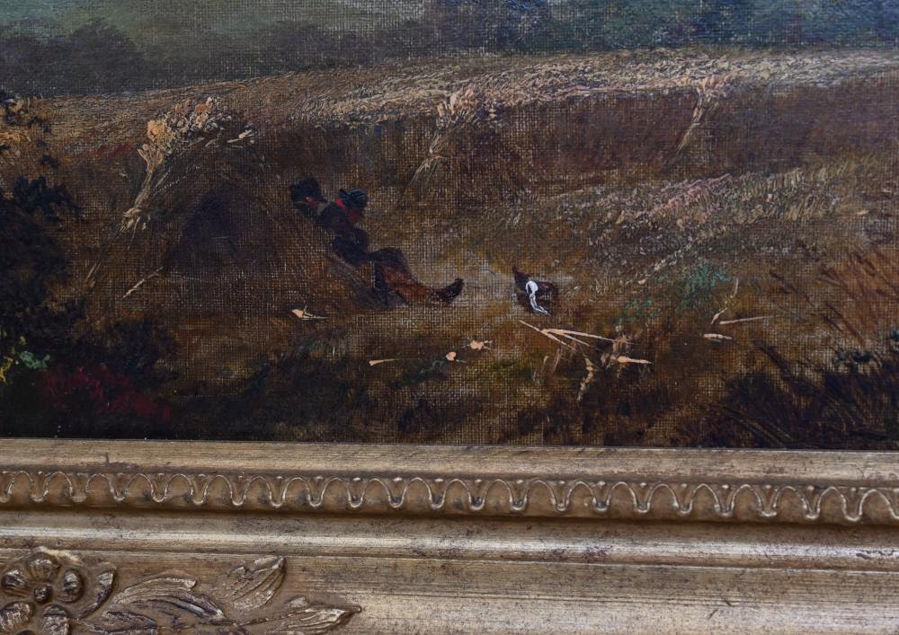 After Constable, Suffolk Pastoral Landscape, Oil Painting, 1870, Framed