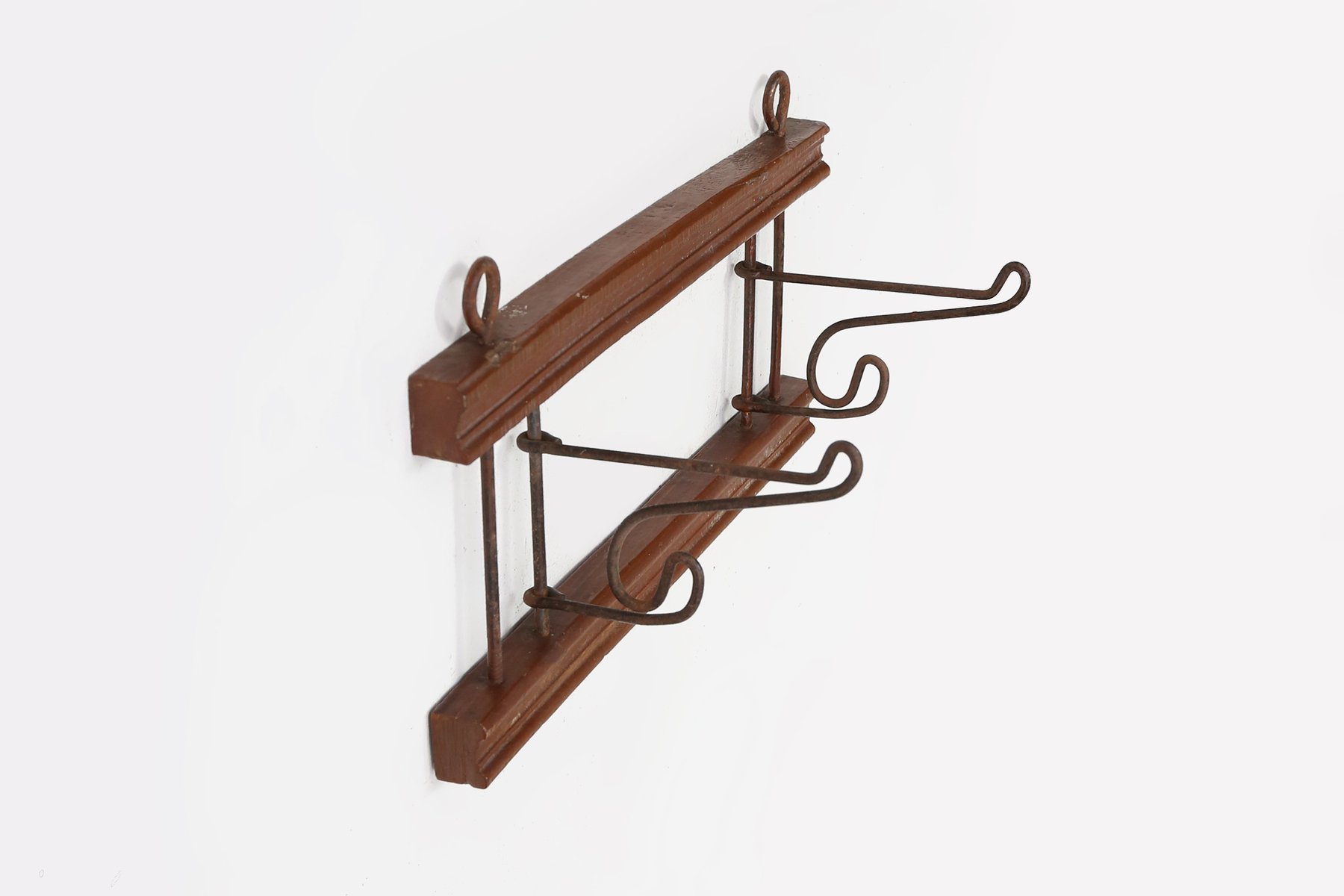 A closer look at Hand-Glazed Deco Coat Rack French Island