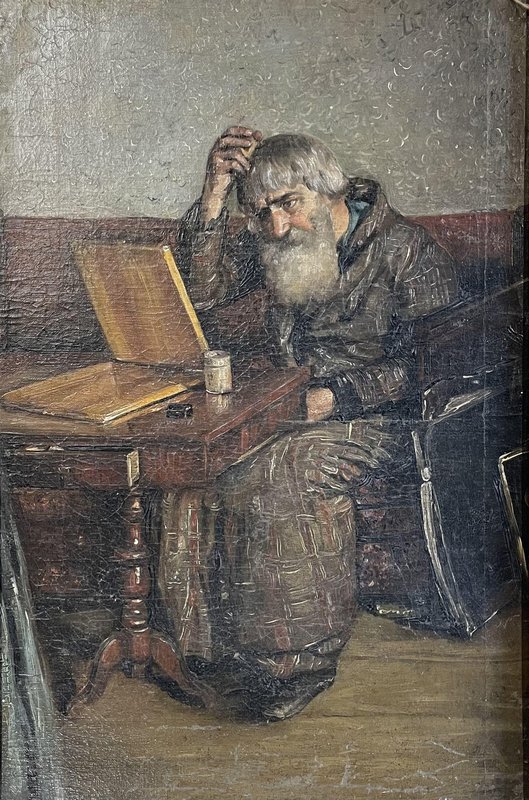 Russian School Artist, A Man Combing His Hair, 18th Century, Oil on ...