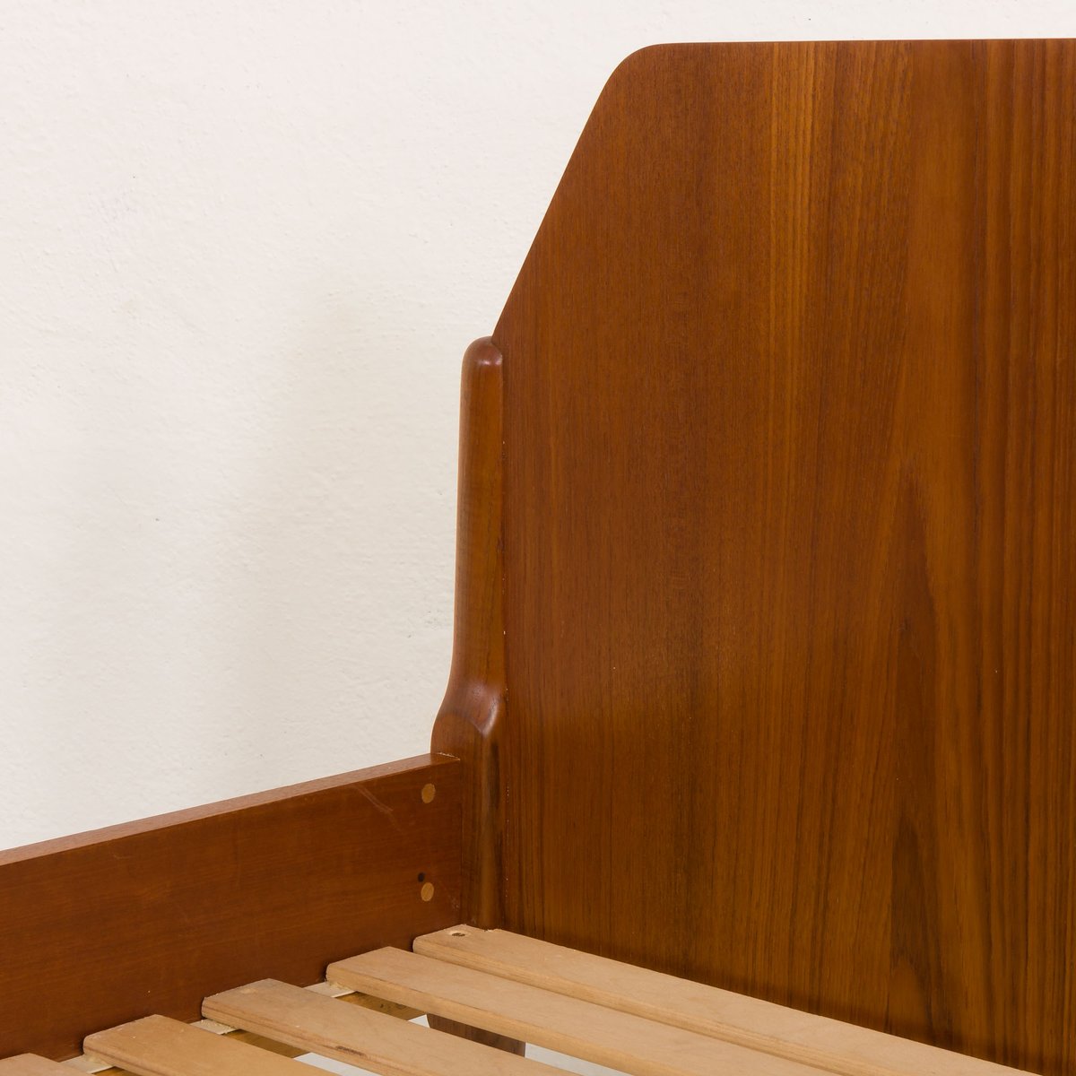 Mid-Century Danish Teak Bed, 1960s for sale at Pamono