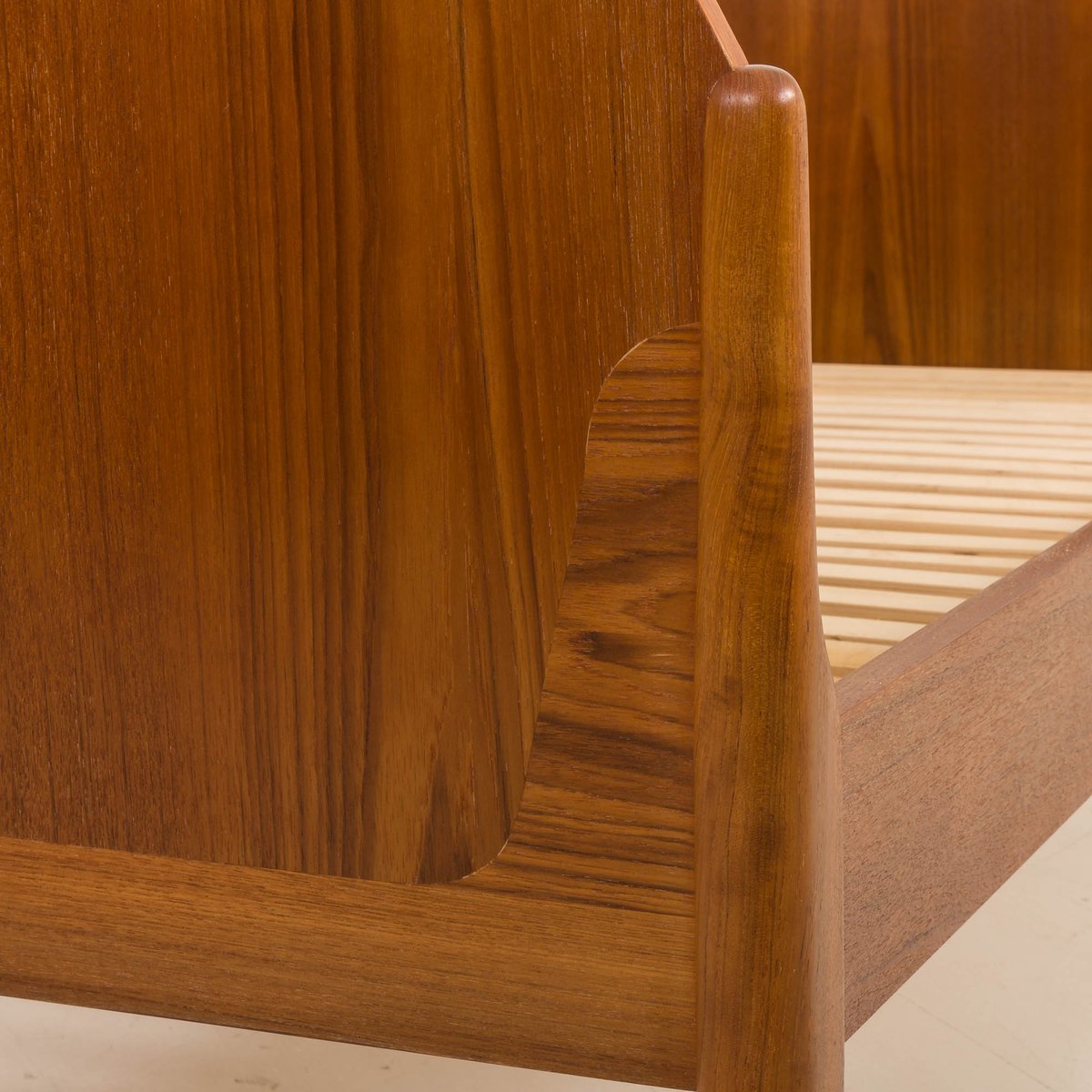 Mid-Century Danish Teak Bed, 1960s for sale at Pamono