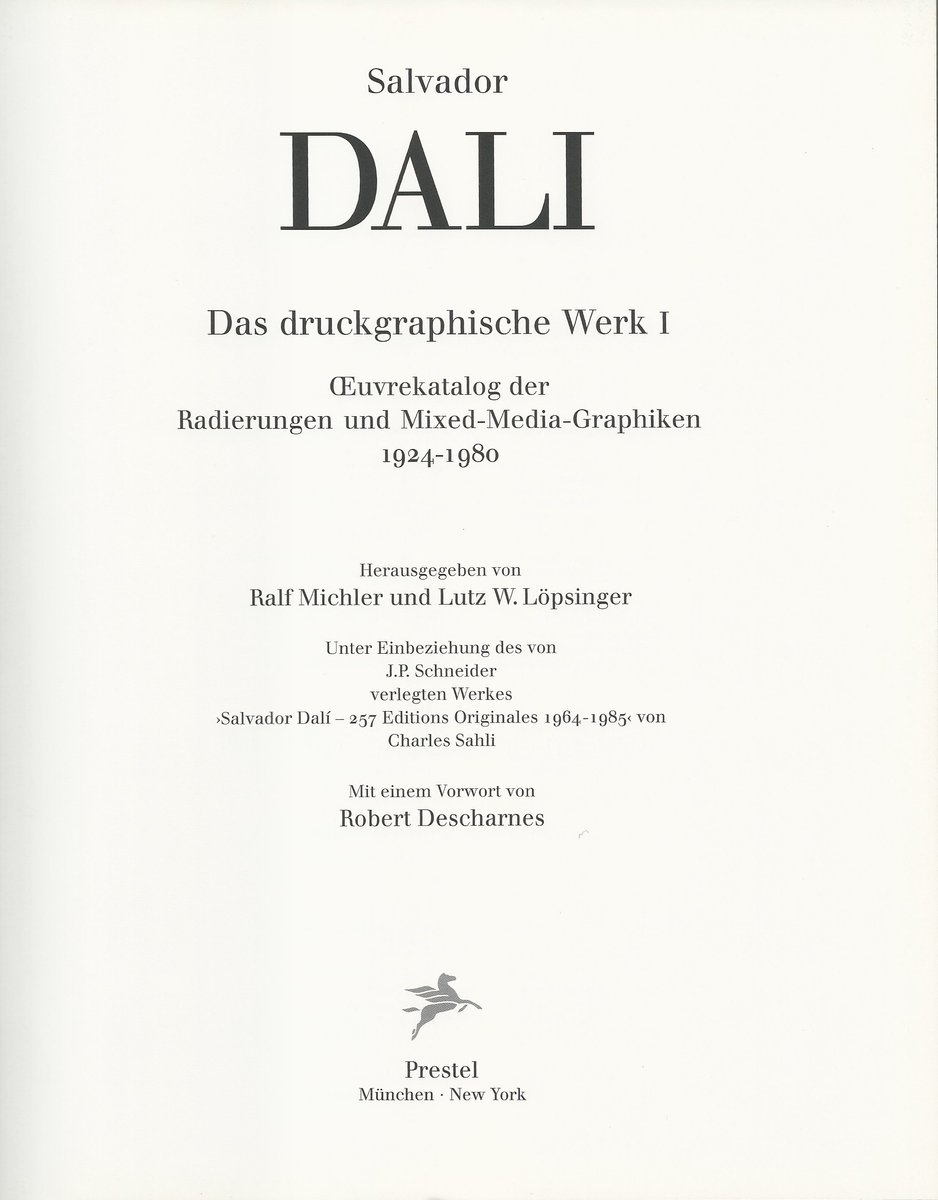 Salvador Dali, The Flagrant City, Original Color Drypoint Etching, 1973 ...