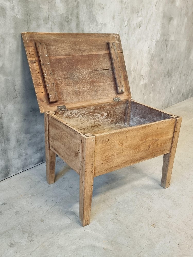 Antique Oak Bakers Trough or Flour Bin, 19th Century for sale at Pamono