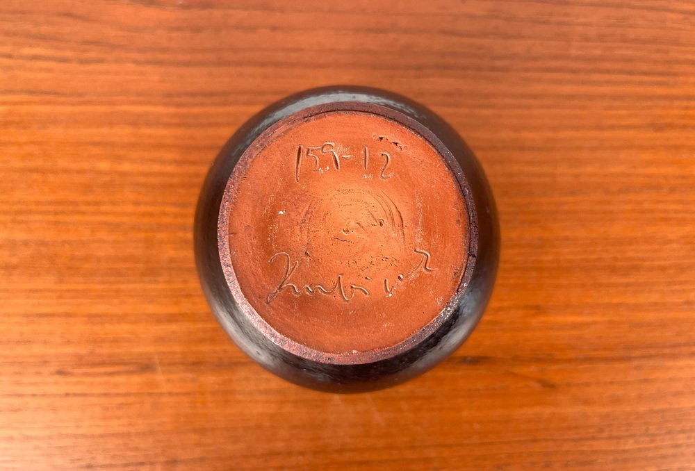 MidCentury German Studio Pottery Vase by Elke & Elmar Kubicek, 1960s