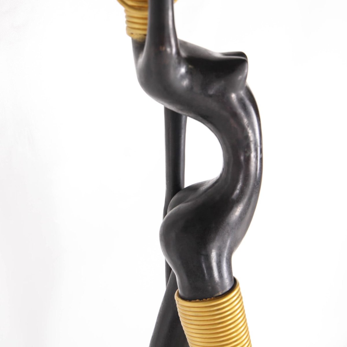 Statue en Laiton Noir, 1970s en vente sur Pamono